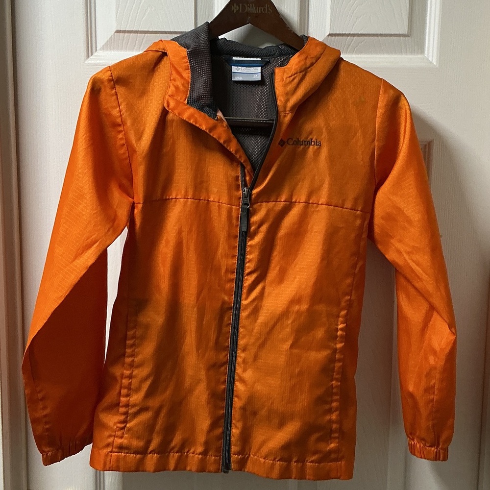 Columbia Kids Vibrant Orange Raincoat